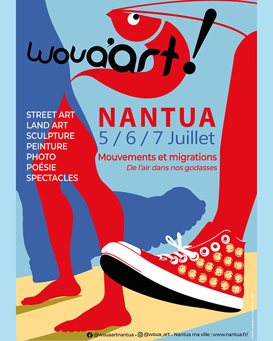 Affiche festival Woua Art 2024